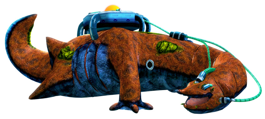 absurd_res alpha_channel biolizard blue_body blue_scales hi_res hole_(anatomy) lizard machine membrane_(anatomy) monster multicolored_body nibroc-rock open_mouth orange_body orange_scales reptile scales scalie simple_background sonic_the_hedgehog_(series) tongue transparent_background webbed_feet wire