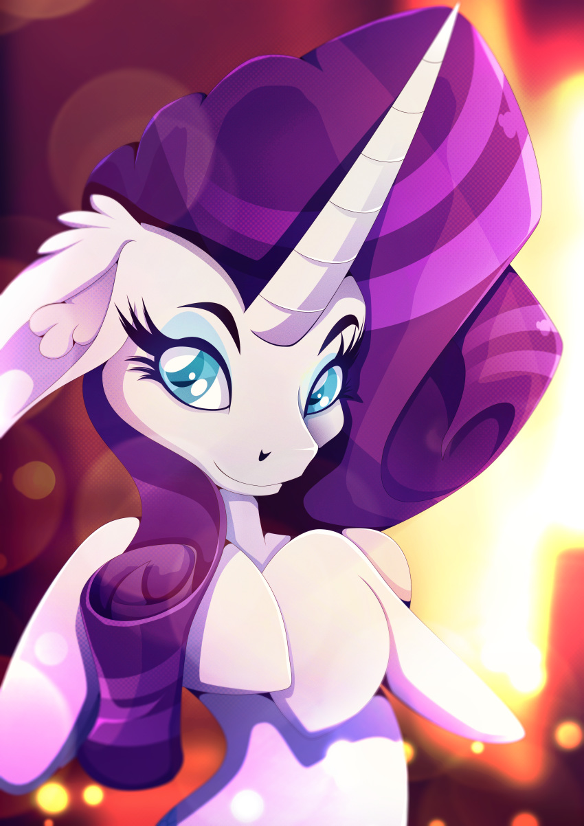 2019 absurd_res anthro digital_media_(artwork) equid female friendship_is_magic hi_res horn mammal my_little_pony rariedash rarity_(mlp) solo unicorn