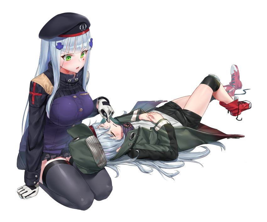 g11_(girls_frontline) girls_frontline hk416_(girls_frontline) thighhighs uleuleuleu