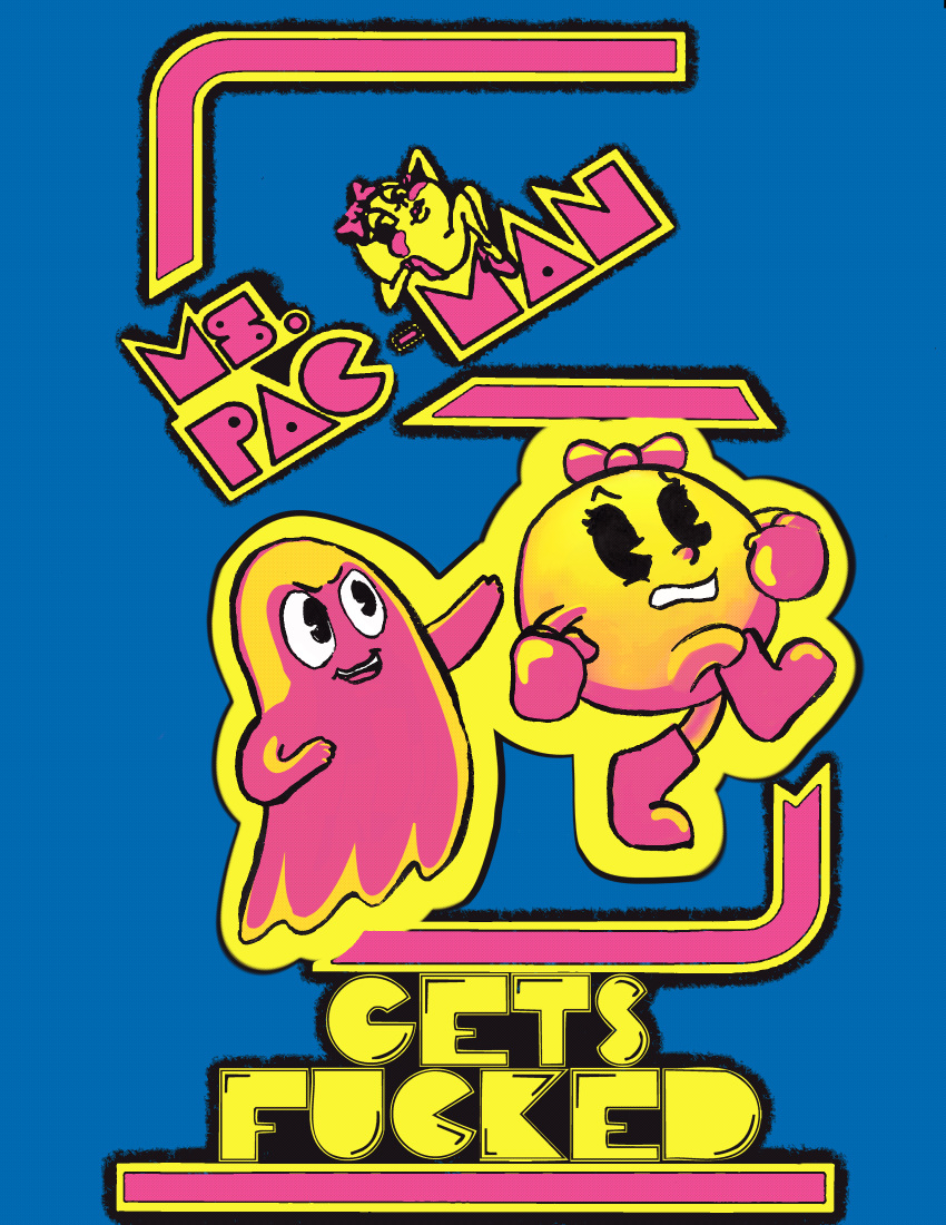 absurd_res comic ghost glibglob hi_res ms._pac-man not_furry pac-man pac-man_(series) spirit video_games