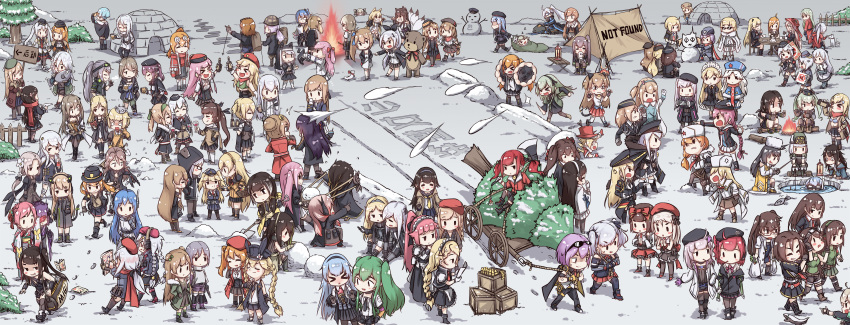 &gt;_&lt; &lt;|&gt;_&lt;|&gt; 0_0 404_(girls_frontline) 404_logo_(girls_frontline) 6+girls 9a-91_(girls_frontline) :3 :d :o a_bao aa-12_(girls_frontline) absurdres aek-999_(girls_frontline) afterimage ahoge ak-12_(girls_frontline) ak-74u_(girls_frontline) ak47_(girls_frontline) alcohol alternate_hair_color ammo_box an-94_(girls_frontline) anger_vein angry animal animal_ears animal_hat anti-rain_(girls_frontline) antlers architect_(girls_frontline) arm_warmers as_val_(girls_frontline) asymmetrical_legwear aug_(girls_frontline) axe back_bow bag bandana bangs bare_shoulders basket beanie bear beer bell bell_choker belt beret beretta_model_38_(girls_frontline) black_dress black_footwear black_gloves black_hair black_hairband black_headwear black_jacket black_legwear black_neckwear black_pants black_skirt blonde_hair blue_footwear blue_hairband blue_headwear blue_jacket blue_ribbon blue_sailor_collar blue_skirt blunt_bangs blush blush_stickers bonfire boots bottle bow box braid braided_bun breasts brown_footwear brown_gloves brown_hair brown_jacket brown_pants brown_skirt bunny_hair_ornament buttons c-ms_(girls_frontline) c96_(girls_frontline) cabbie_hat campfire camping candy cape carcano_m1891_(girls_frontline) carcano_m91/38_(girls_frontline) cat_ears cat_tail catapult chair cheering choker christmas_tree clapping closed_eyes closed_mouth clothes_around_waist coat colt_m1873_(girls_frontline) commentary_request contender_(girls_frontline) cross cross-laced_footwear cross_hair_ornament crossed_arms cup cz-75_(girls_frontline) defy_(girls_frontline) detached_sleeves diving_mask double_bun dress drinking drinking_glass empty_eyes english_text eyepatch eyewear_on_head facing_away fal_(girls_frontline) famas_(girls_frontline) fence ferret fingerless_gloves fish fishing fishing_rod five-seven_(girls_frontline) fn-49_(girls_frontline) fnc_(girls_frontline) food fox_ears fox_tail frilled_dress frilled_headband frilled_skirt frills fur-trimmed_gloves fur-trimmed_hat fur-trimmed_jacket fur_hat fur_trim g11_(girls_frontline) g36_(girls_frontline) g36c_(girls_frontline) g3_(girls_frontline) g41_(girls_frontline) galil_(girls_frontline) girls_frontline glasses gloves goggles gold_trim green_coat green_hair green_hairband green_jacket green_legwear green_ribbon green_tank_top grizzly_mkv_(girls_frontline) gun habit hair_between_eyes hair_bow hair_flaps hair_ornament hair_ribbon hairband hairclip hand_on_another's_head hand_on_own_chest hand_up hands_on_hips hands_together happy_new_year hat hat_bow headgear headphones highlights highres hitchhiking hk416_(girls_frontline) holding holding_cup holding_gun holding_phone holding_weapon honey_badger_(girls_frontline) ice_cream idw_(girls_frontline) igloo in_water ithaca_m37_(girls_frontline) iws-2000_(girls_frontline) jacket jacket_around_waist jacket_on_shoulders japanese_clothes juliet_sleeves k-2_(girls_frontline) k11_(girls_frontline) k5_(girls_frontline) kalina_(girls_frontline) kar98k_(girls_frontline) kimono knee_guards kneehighs ksg_(girls_frontline) l85a1_(girls_frontline) lantern large_breasts lavender lavender_hair lee-enfield_(girls_frontline) leg_garter light_blue_dress light_brown_footwear light_brown_hair light_green_hair loafers lolita_fashion lollipop long_hair long_ponytail long_sleeves low_ponytail low_twintails lwmmg_(girls_frontline) m14_(girls_frontline) m16a1_(girls_frontline) m1887_(girls_frontline) m1897_(girls_frontline) m1903_springfield_(girls_frontline) m1911_(girls_frontline) m1_garand_(girls_frontline) m4_sopmod_ii_(girls_frontline) m4a1_(girls_frontline) m870_(girls_frontline) m950a_(girls_frontline) m99_(girls_frontline) mac-10_(girls_frontline) maid_headdress makarov_(girls_frontline) mary_janes mdr_(girls_frontline) medal mg34_(girls_frontline) mg42_(girls_frontline) mg5_(girls_frontline) micro_uzi_(girls_frontline) military military_hat military_uniform mini_hat mini_top_hat mk23_(girls_frontline) mosin-nagant_(girls_frontline) motion_lines mp40_(girls_frontline) mp5_(girls_frontline) mp7_(girls_frontline) multicolored_hair multiple_girls multiple_tails nagant_revolver_(girls_frontline) neck_ribbon neckerchief necktie negev_(girls_frontline) new_year ntw-20_(girls_frontline) nz_75_(girls_frontline) obi off_shoulder one_side_up open_clothes open_mouth orange_dress orange_gloves orange_hair orange_hairband ots-12_(girls_frontline) ots-14_(girls_frontline) outdoors oversized_animal p08_(girls_frontline) p38_(girls_frontline) p7_(girls_frontline) pants pantyhose paw_gloves paw_pose paws peeking_out phone pine_tree pink_hair pk_(girls_frontline) pkp_(girls_frontline) plater pleated_skirt pointing pom_pom_(clothes) ponytail pout pp-19_(girls_frontline) pp-2000_(girls_frontline) pp-90_(girls_frontline) ppk_(girls_frontline) pps-43_(girls_frontline) ppsh-41_(girls_frontline) puffy_short_sleeves puffy_sleeves purple_gloves purple_sash purple_shorts qbz-95_(girls_frontline) qbz-97_(girls_frontline) recording rectangular_eyewear red_bandana red_bow red_cape red_coat red_gloves red_hair red_headwear red_jacket red_neckwear red_ribbon red_scarf red_skirt red_star red_sweater reindeer_antlers rfb_(girls_frontline) ribbon ribeyrolles_1918_(girls_frontline) ro635_(girls_frontline) s.a.t.8_(girls_frontline) saiga-12_(girls_frontline) sailor_collar sandals sash scarf shaded_face shirt shoes shopping_bag short_hair short_sleeves shorts shovel shoveling side_ponytail silver_hair simonov_(girls_frontline) single_braid single_thighhigh sitting skirt skorpion_(girls_frontline) sleeping sleeping_bag sleeveless sleeveless_coat sleeveless_dress sleeveless_turtleneck smile smirk snorkel snorkel_in_mouth snow snow_shelter snowball snowball_fight snowman snowmobile spas-12_(girls_frontline) spp-1_(girls_frontline) sr-3mp_(girls_frontline) st_ar-15_(girls_frontline) standing stechkin_(girls_frontline) sten_mk2_(girls_frontline) stg44_(girls_frontline) streaked_hair striped striped_bow striped_hat striped_legwear striped_neckwear striped_skirt sunglasses suomi_kp31_(girls_frontline) super_sass_(girls_frontline) super_shorty_(girls_frontline) sv-98_(girls_frontline) svd_(girls_frontline) sweater swept_bangs table tail tar-21_(girls_frontline) tea teapot tent thigh_boots thigh_strap thighhighs thompson_(girls_frontline) throwing thunder_(girls_frontline) tmp_(girls_frontline) tokarev_(girls_frontline) top_hat torn_clothes translation_request tree trench tug turtleneck twin_braids twintails two_side_up type_100_(girls_frontline) type_59_pistol_(girls_frontline) type_63_assault_rifle_(girls_frontline) type_64_(girls_frontline) type_79_(girls_frontline) type_97_shotgun_(girls_frontline) ump40_(girls_frontline) ump45_(girls_frontline) ump9_(girls_frontline) underbust uniform ushanka v-shaped_eyebrows vector_(girls_frontline) very_long_hair vest wa2000_(girls_frontline) waitress weapon welrod_mk2_(girls_frontline) white_coat white_gloves white_hair white_hairband white_jacket white_kimono white_legwear white_scarf white_shirt wide_sleeves wine wine_bottle wine_glass wooden_fence wrist_cuffs xd xm8_(girls_frontline) xo yellow_belt yellow_coat yellow_gloves yellow_sweater zas_m21_(girls_frontline) ||_||