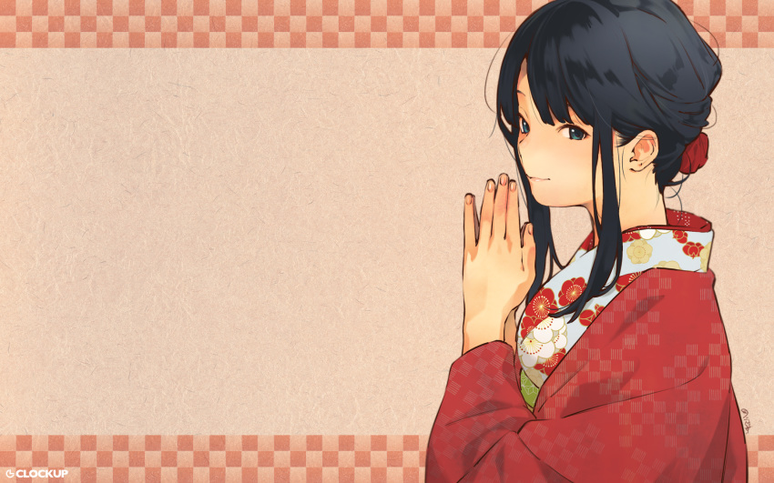 clockup japanese_clothes norizane tagme wallpaper