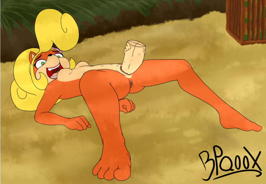 2d_animation activision animated anthro anus bandicoot bpq00x breasts coco_bandicoot crash_bandicoot_(series) disembodied_penis duo erection female female_focus genitals humanoid_penis male male/female mammal marsupial nude penetration penis pussy sex solo_focus vaginal vaginal_penetration vein video_games