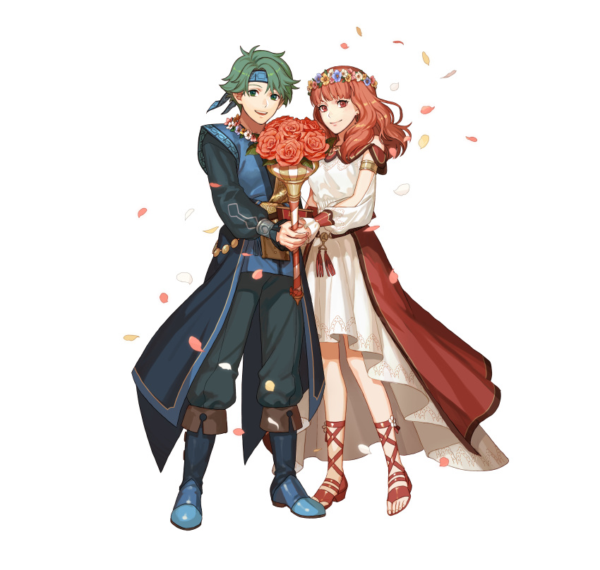 alm_(fire_emblem) celica_(fire_emblem) dress fire_emblem fire_emblem_echoes fire_emblem_heroes heels nintendo tsukkii_(intelligent_systems)