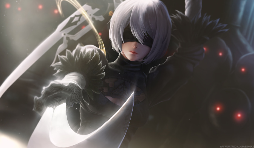 artist_revision dress limgae nier_automata sword yorha_no.2_type_b