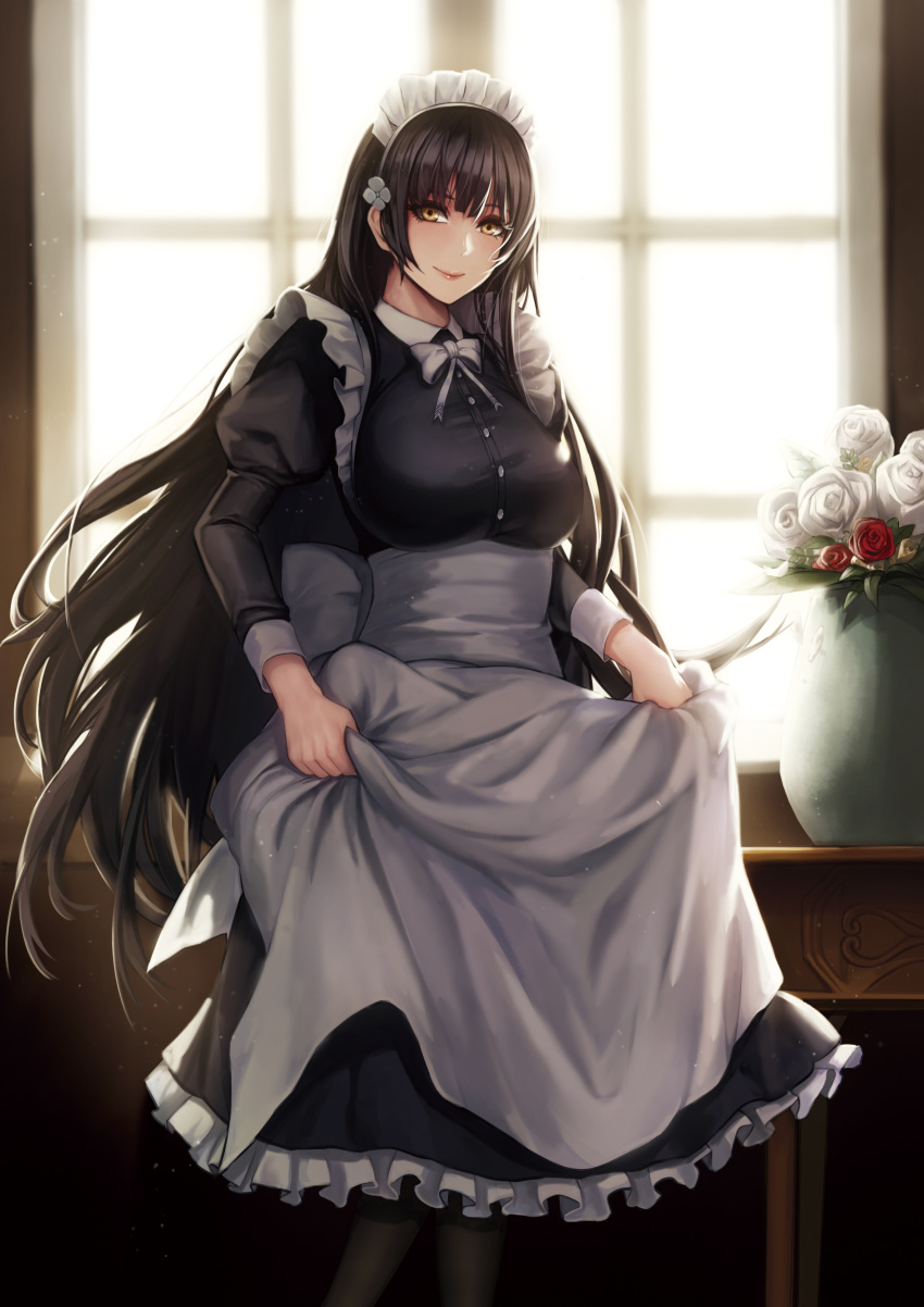 girls_frontline kibellin maid qbz-95_(girls_frontline) tagme