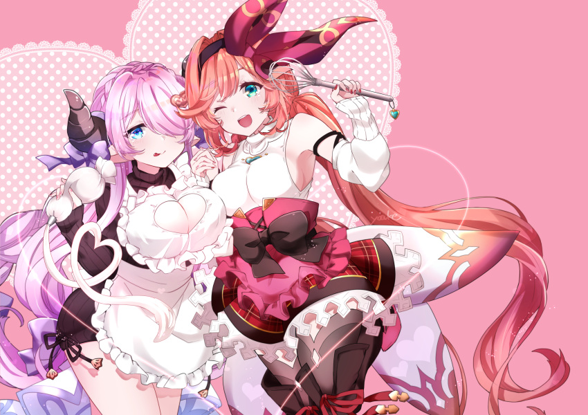 clarisse_(granblue_fantasy) granblue_fantasy highres narmaya_(granblue_fantasy) valentine yoake