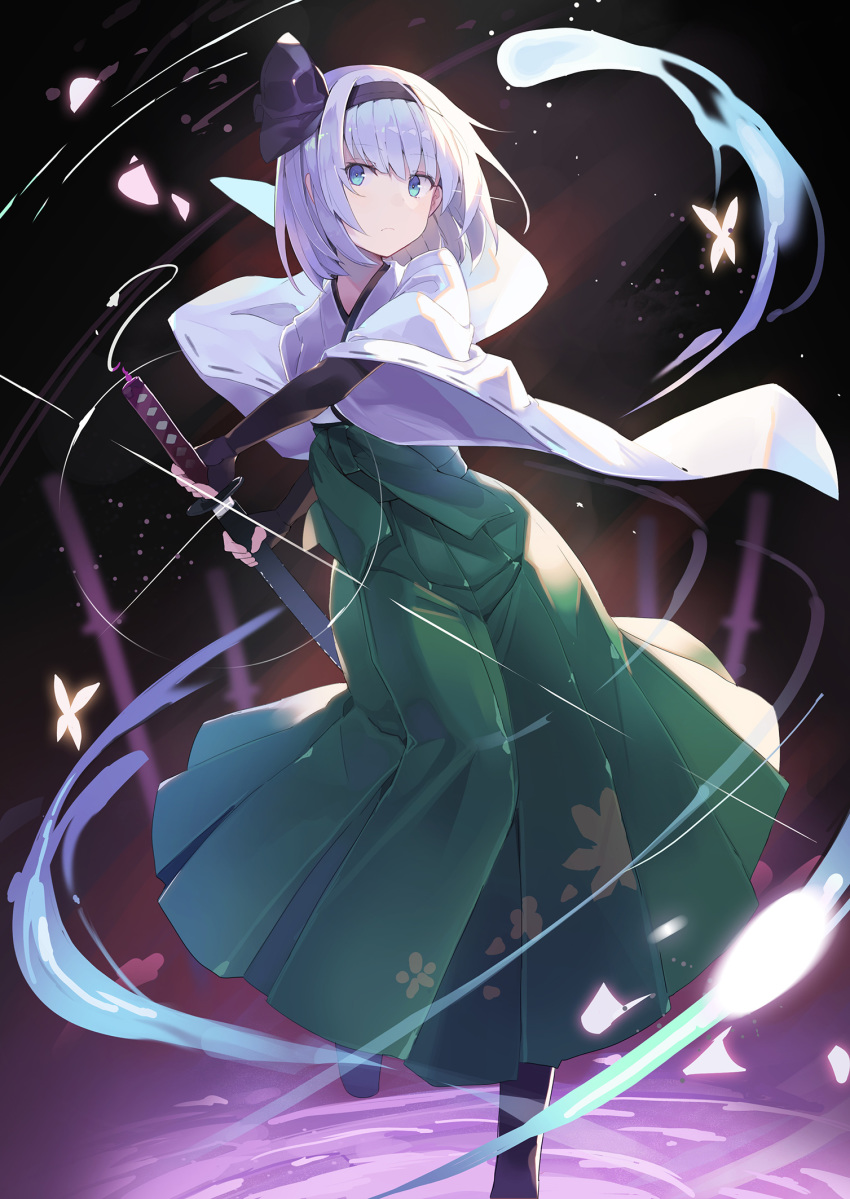 konpaku_youmu miko myon rin_falcon sword touhou