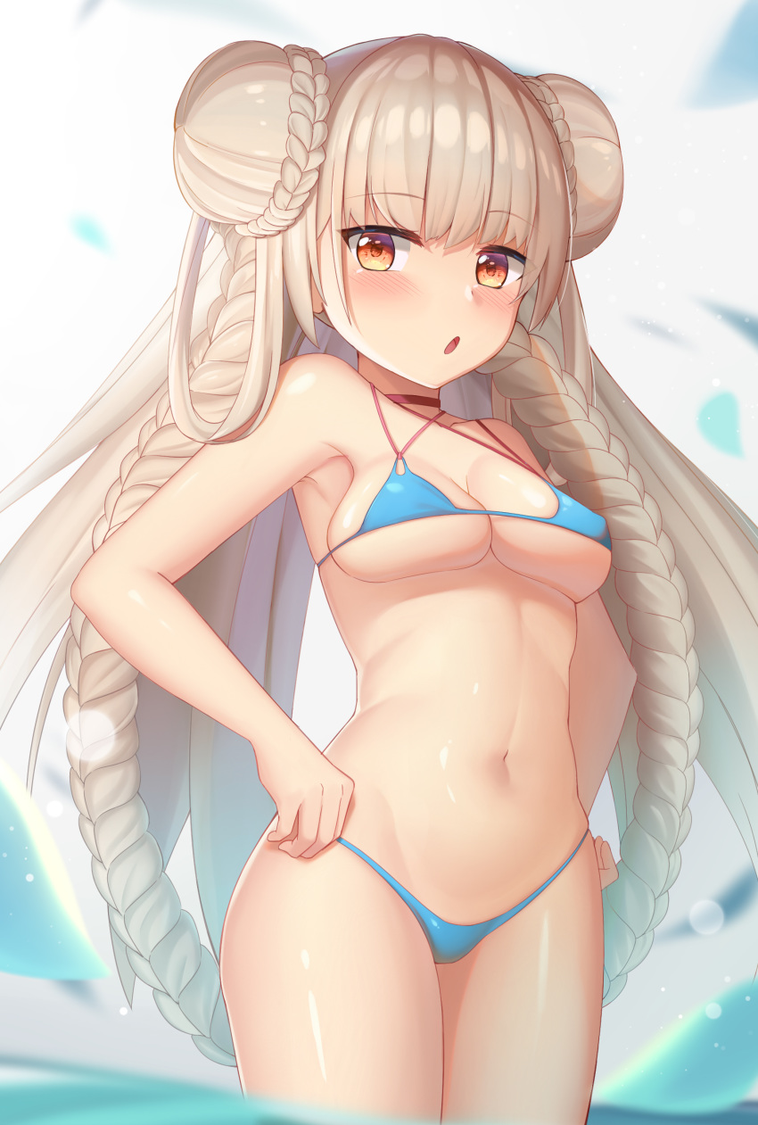 azur_lane bikini erect_nipples formidable_(azur_lane) milk_box swimsuits wet