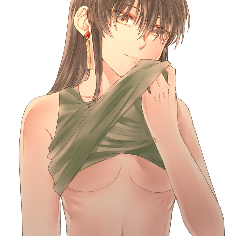 bai_lao_shu breasts fire_emblem mareeta shirt_lift