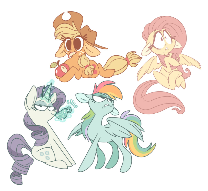 2019 accessory all_fours apple applejack_(mlp) blonde_hair blue_body blue_fur clothing cowboy_hat cup curled_hair curled_tail cutie_mark diamond_(disambiguation) earth_pony eating english_text equid equine extraordinarycircus feathered_wings feathers female feral fluttershy_(mlp) food freckles friendship_is_magic fruit fur group hair hair_accessory hairband hat headgear headwear hooves horn horse kyrakupetsky looking_at_viewer looking_away lying magic magic_user mammal mane multicolored_hair multicolored_mane multicolored_tail multiple_images my_little_pony on_front orange_body orange_fur pegasus_pony pink_hair plant pony pterippus purple_hair rainbow_dash_(mlp) rainbow_hair rainbow_mane rainbow_tail rarity_(mlp) scared simple_background sipping sitting smug sound_effects tea_cup text toony unicorn unicorn_horn unicorn_pony walking white_background white_body white_fur wings yellow_body yellow_fur