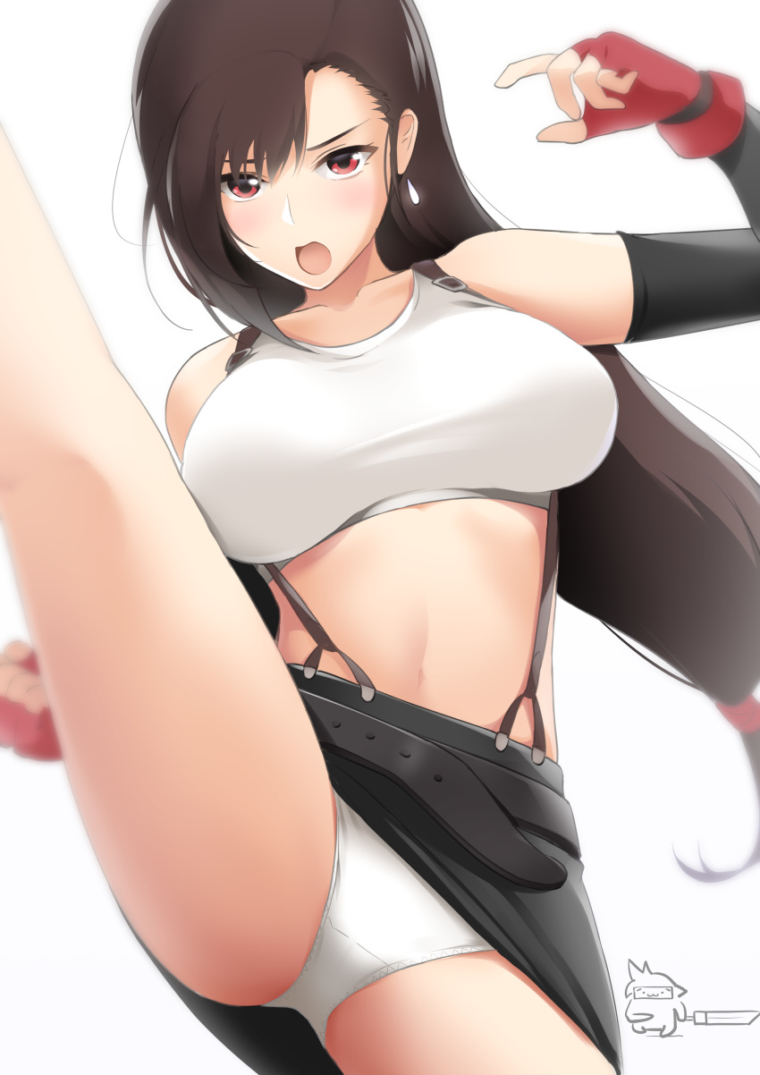 final_fantasy final_fantasy_vii mocchi pantsu tifa_lockhart