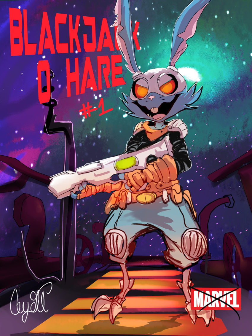 3:4 absurd_res blackjack_o'hare comic cover cover_page hare hi_res kateshi lagomorph leporid mammal rabbit space spacecraft vehicle zerauskii