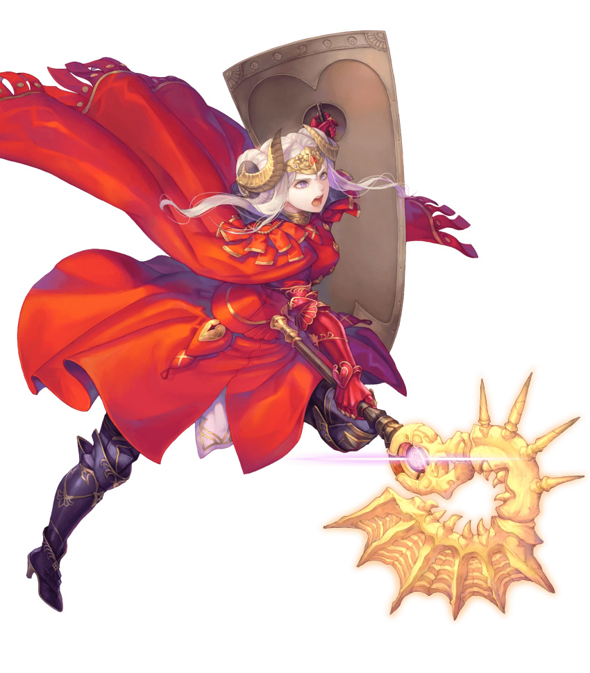 armor edelgard_von_hresvelg fire_emblem fire_emblem_heroes fire_emblem_three_houses haccan heels horns nintendo uniform weapon