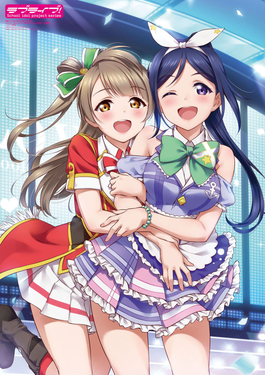 inou_shin love_live! love_live!_sunshine!! matsuura_kanan minami_kotori