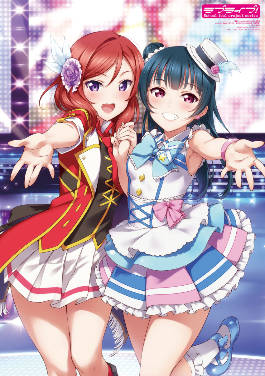 crossover inou_shin love_live! love_live!_sunshine!! nishikino_maki tsushima_yoshiko