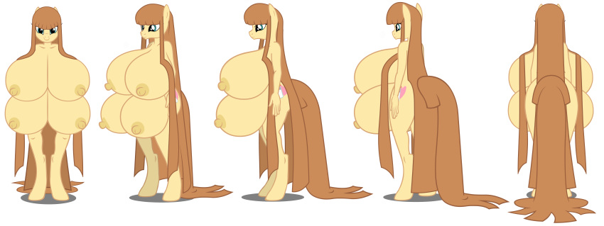 4_breasts absurd_res alpha_channel anthro big_breasts biped breasts cream_heart_(mlp) equid equine fan_character female flashequestria hi_res hime_cut huge_breasts hyper hyper_breasts mammal multi_breast multi_wing my_little_pony nude pegasus simple_background solo transparent_background wings