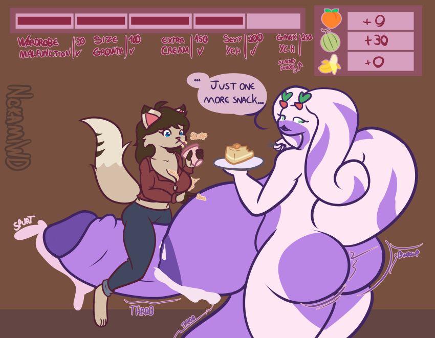 alcremie anthro balls bam_(khainethewolf) big_balls big_breasts big_butt big_penis bodily_fluids breast_expansion breasts butt butt_expansion cake dessert domestic_cat duo excessive_lactation expansion felid feline felis female food food_hair fruit fusion generation_6_pokemon generation_8_pokemon genitals goodra growth_drive gynomorph hi_res huge_balls huge_breasts huge_butt huge_penis humanoid_genitalia hyper hyper_balls hyper_breasts hyper_butt hyper_genitalia hyper_lactation hyper_penis intersex lactating mammal nintendo nokamiwd open_mouth penile penis penis_riding plant pokemon pokemon_(species) pokemon_fusion pseudo_hair simple_background strawberry thick_thighs throbbing_penis wide_hips