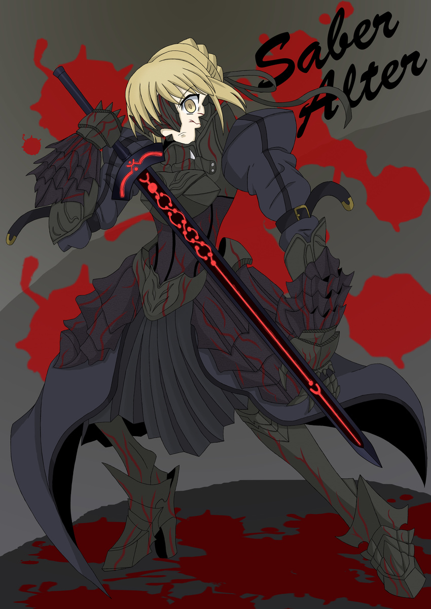 absurdres artoria_pendragon_(all) blonde_hair fate/stay_night fate_(series) highres saber saber_alter solo watosonshi