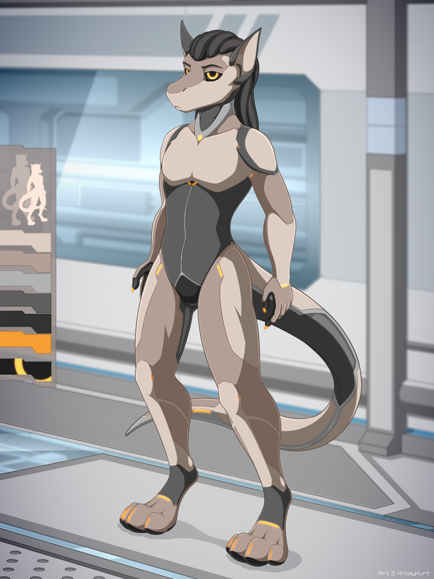 2019 3:4 absurd_res android anthro biped claws conditional_dnp cyber cybernetics cyborg digital_media_(artwork) female hair hi_res hybrid krazykurt machine male model_sheet nude robot rubber shiny_(disambiguation) soft solo standing synth synthetic toes