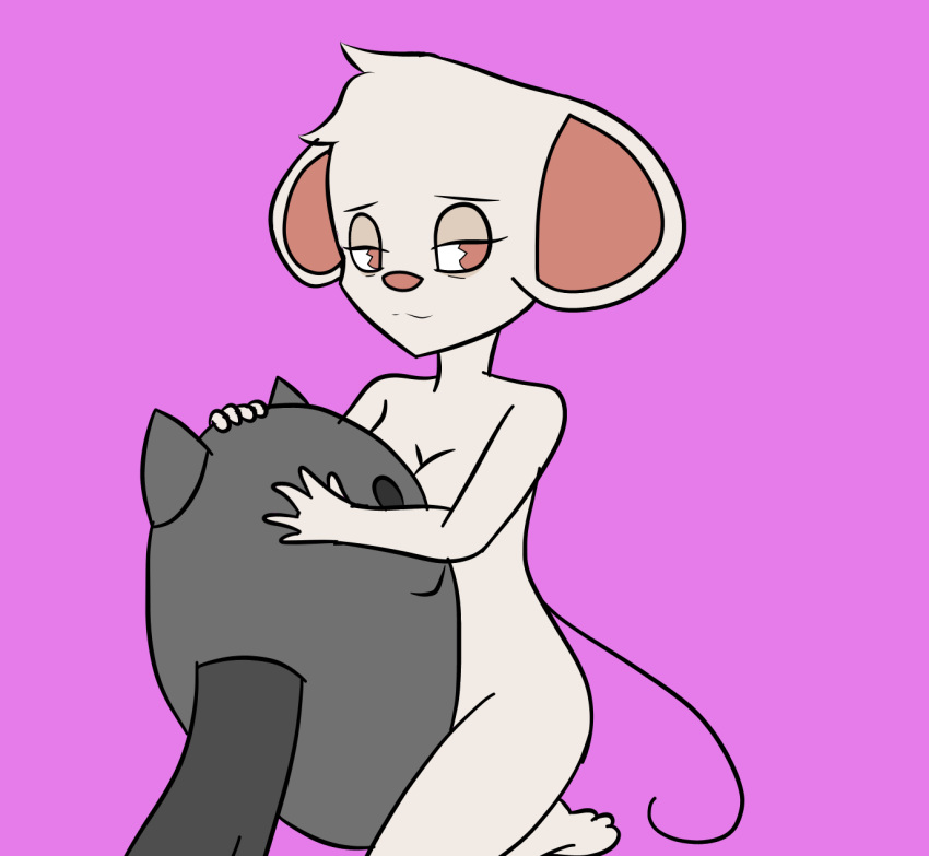 albino anthro chiropteran female hi_res hugging_object mammal mouse murid murine nude plushie rodent shadowed_eyes slim solo the_testimony_of_trixie_glimmer_smith trixie_glimmer_smith