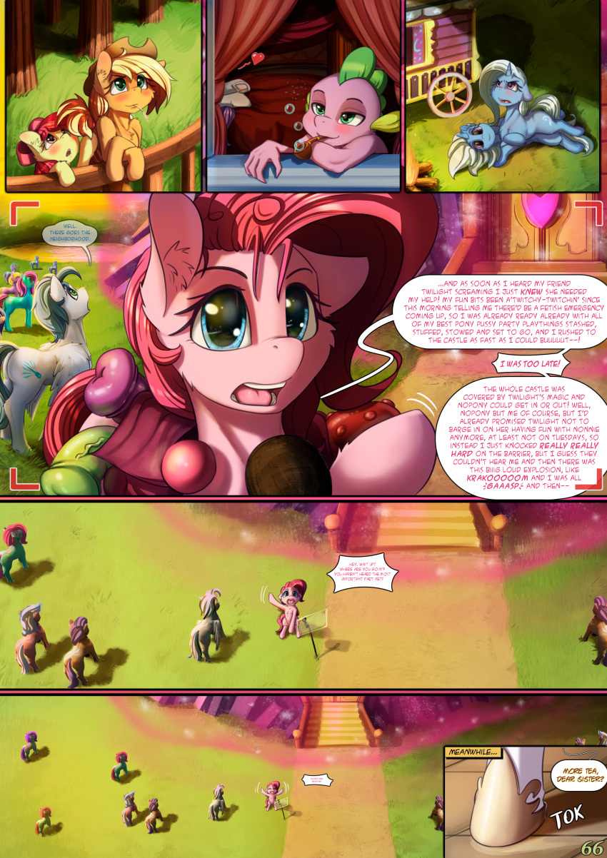 &lt;3 2019 absurd_res alcor90 apple_bloom_(mlp) applejack_(mlp) blonde_hair blue_body blue_eyes blue_fur blush bubble clothing comic cutie_mark dialogue dildo dragon earth_pony english_text equid equine eyelashes eyes_closed fan_character female feral friendship_is_magic fur green_body green_eyes green_fur grey_body grey_fur group hair hat headgear headwear hi_res hooves horse humor looking_at_viewer lying mammal my_little_pony open_mouth orange_eyes pegasus pink_body pink_eyes pink_fur pinkie_pie_(mlp) pony princess_celestia_(mlp) purple_body purple_hair purple_scales red_hair scales scalie sex_toy sibling sister sisters sky_shatter smile spike_(mlp) teeth text trixie_(mlp) underhoof white_body white_fur white_hair wings yellow_body yellow_fur young