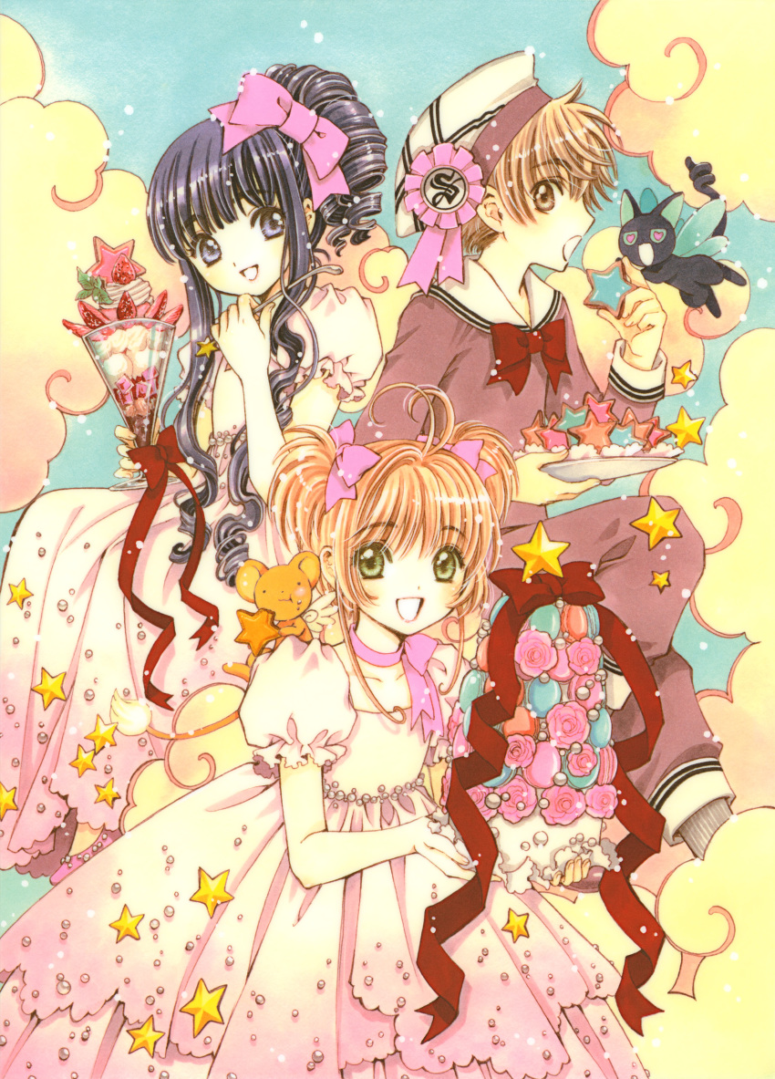 card_captor_sakura daidouji_tomoyo kinomoto_sakura li_syaoran tagme