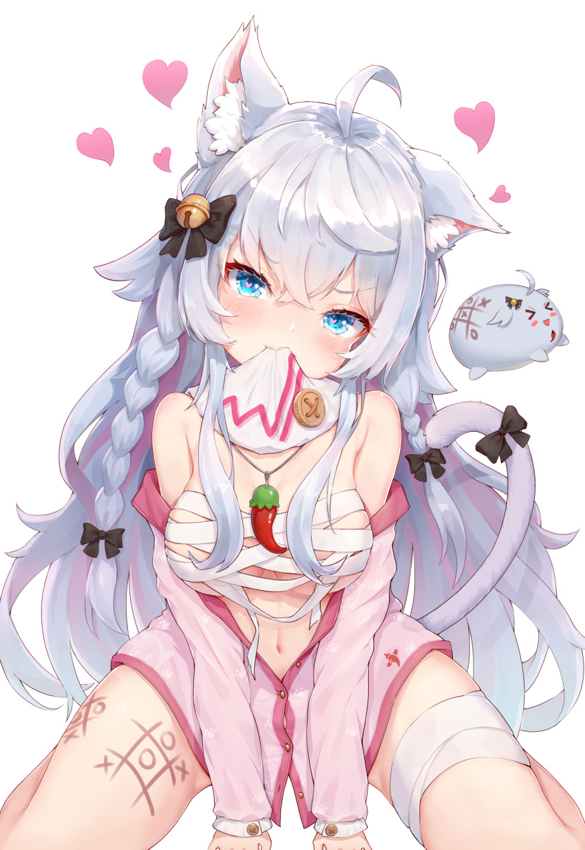 animal_ears catxuan nekomimi sarashi tagme tail