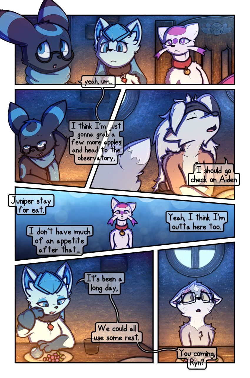 007delta absurd_res canid canine comic dialogue digital_media_(artwork) dominic_armois eeveelution english_text eyewear felid female feral freya_howell fur gingy_k_fox glaceon glameow glasses group hi_res kaz_mercais lycanroc male mammal midnight_lycanroc mienshao misu_nox nintendo open_mouth pok&eacute;mon pok&eacute;mon_(species) pok&eacute;mon_mystery_dungeon ryn_purrawri shiny_pok&eacute;mon simple_background text umbreon video_games wanderlust