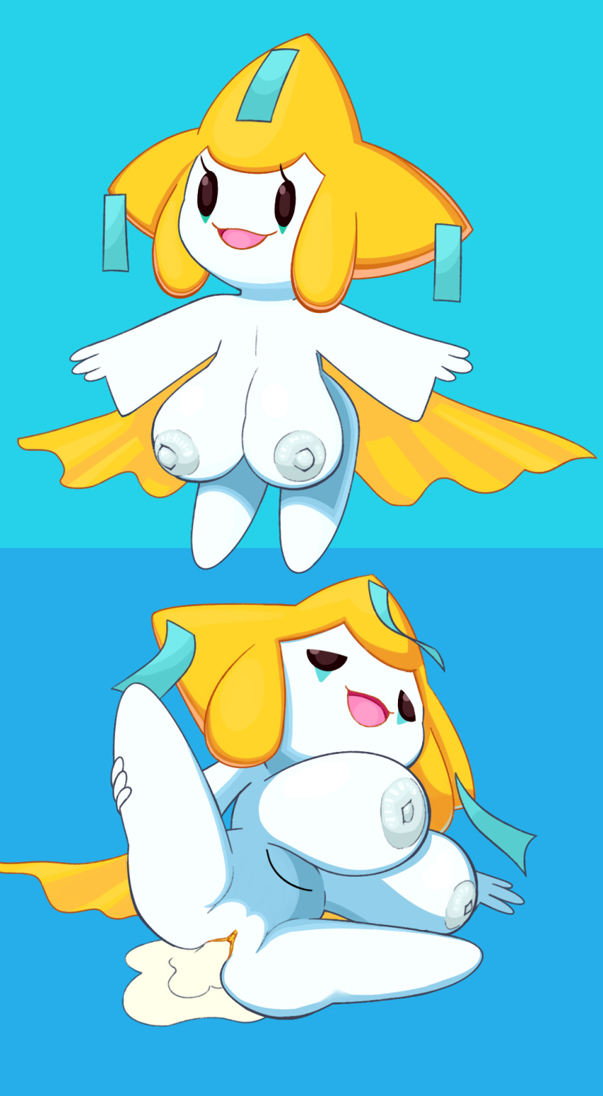 bodily_fluids cum cum_inside female genital_fluids hi_res humanoid jirachi legendary_pok&eacute;mon nintendo not_furry pok&eacute;mon pok&eacute;mon_(species) short_stack solo starfinga video_games