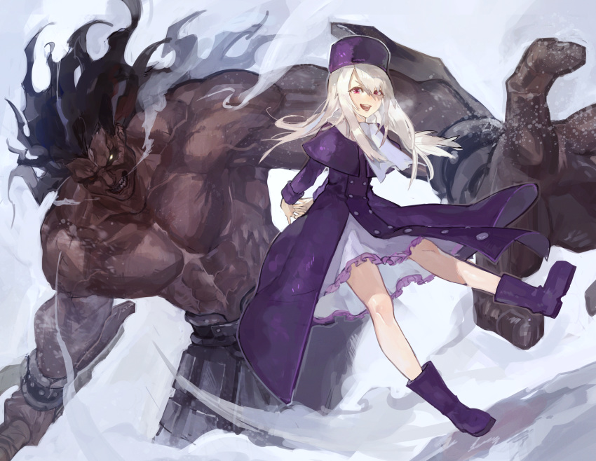 berserker dress fate/stay_night illyasviel_von_einzbern skirt_lift uedrk_yamato