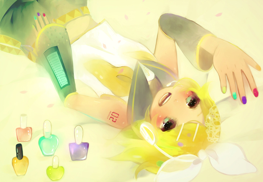 kagamine_rin nail_polish tagme tamayo vocaloid