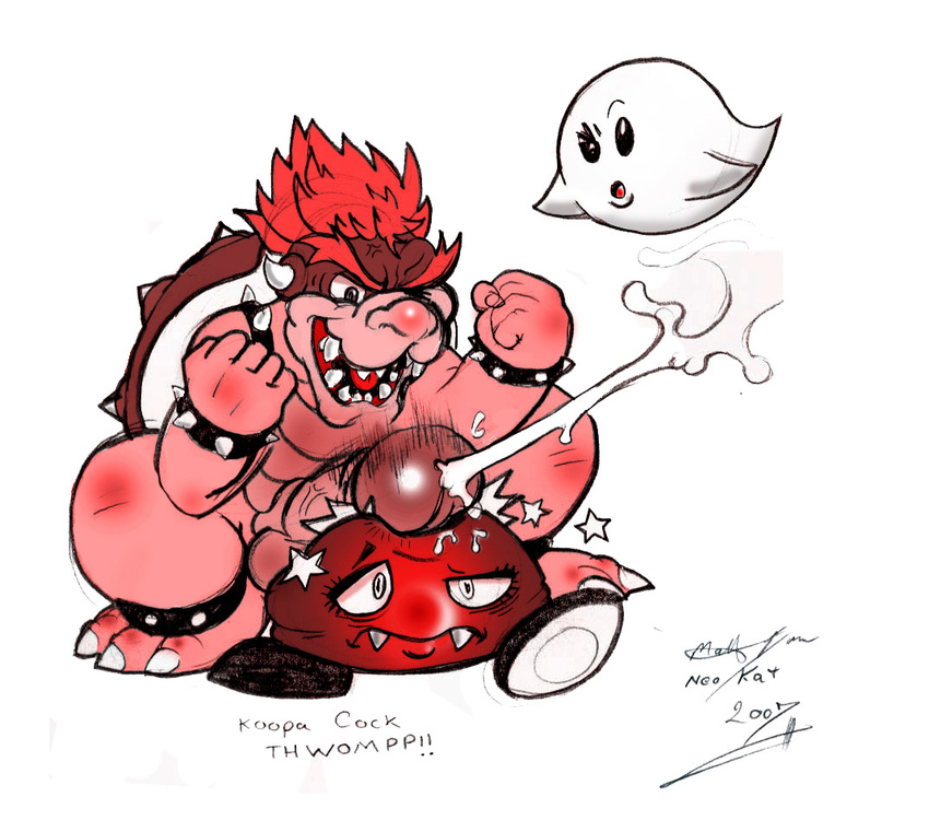 boo bowser goomba neokat nintendo super_mario_bros.