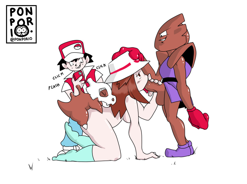 absurd_res ambiguous_penetration balls bestiality breasts clothed clothing cubone female female_on_feral female_penetrated feral feral_penetrating feral_penetrating_human genitals group group_sex hi_res hitmonchan human human_on_feral human_on_humanoid human_penetrated humanoid humanoid_penetrating humanoid_penetrating_human interspecies leaf male male/female male_penetrating male_penetrating_female mammal nintendo oral penetration penis pok&eacute;mon pok&eacute;mon_(species) pok&eacute;philia ponporio_(artist) sex spitroast threesome video_games