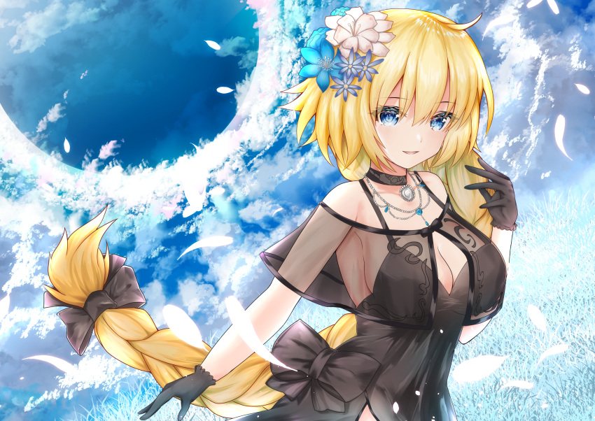 dress fate/grand_order jeanne_d'arc jeanne_d'arc_(fate) no_bra nuts_(artist) see_through