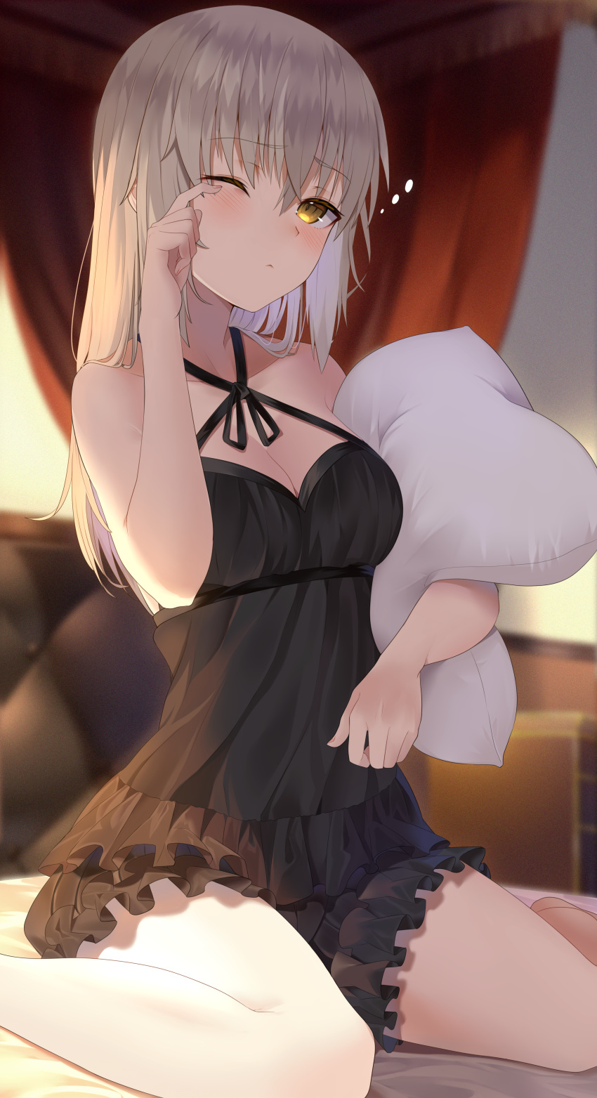 bra cleavage fate/grand_order jeanne_d'arc jeanne_d'arc_(alter)_(fate) jeanne_d'arc_(fate) jun_(aousa0328) lingerie