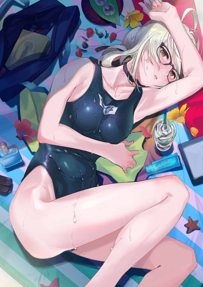 fate/grand_order heroine_x_alter megane swimsuits tagme wet