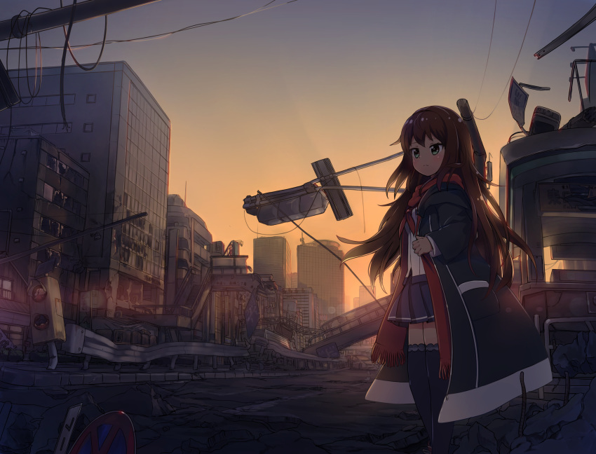 battle_girl_high_school building city scenic tagme_(character) tamanegi_(12030028)