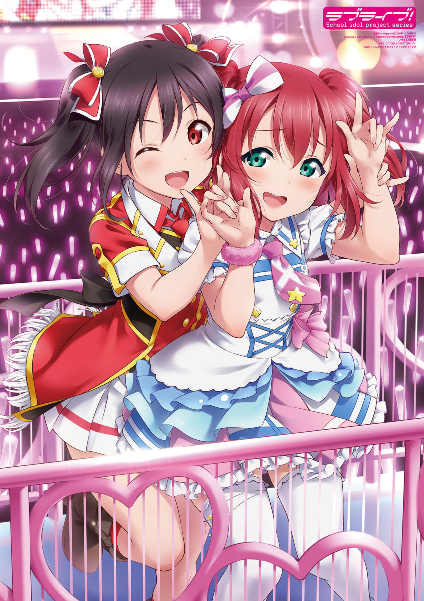 heels inou_shin kurosawa_ruby love_live! love_live!_sunshine!! thighhighs yazawa_nico