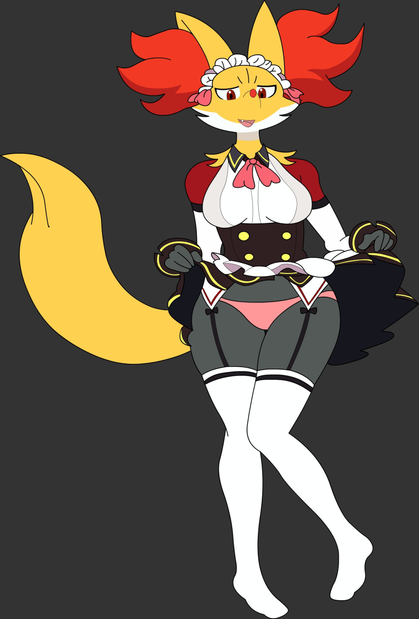 absurd_res albertosgt65 anthro delphox female hi_res nintendo pok&eacute;mon pok&eacute;mon_(species) solo source_request video_games