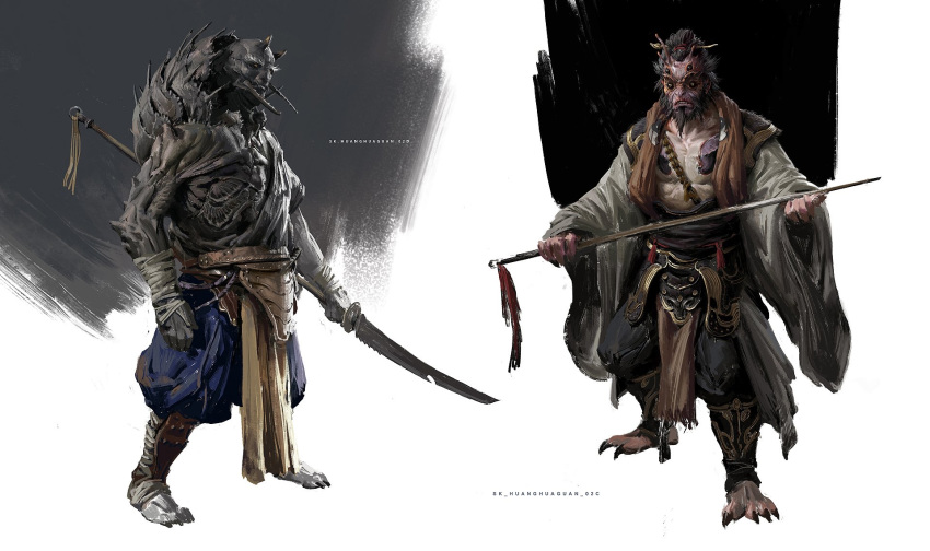 anthro hi_res male monster unknown_artist wukong