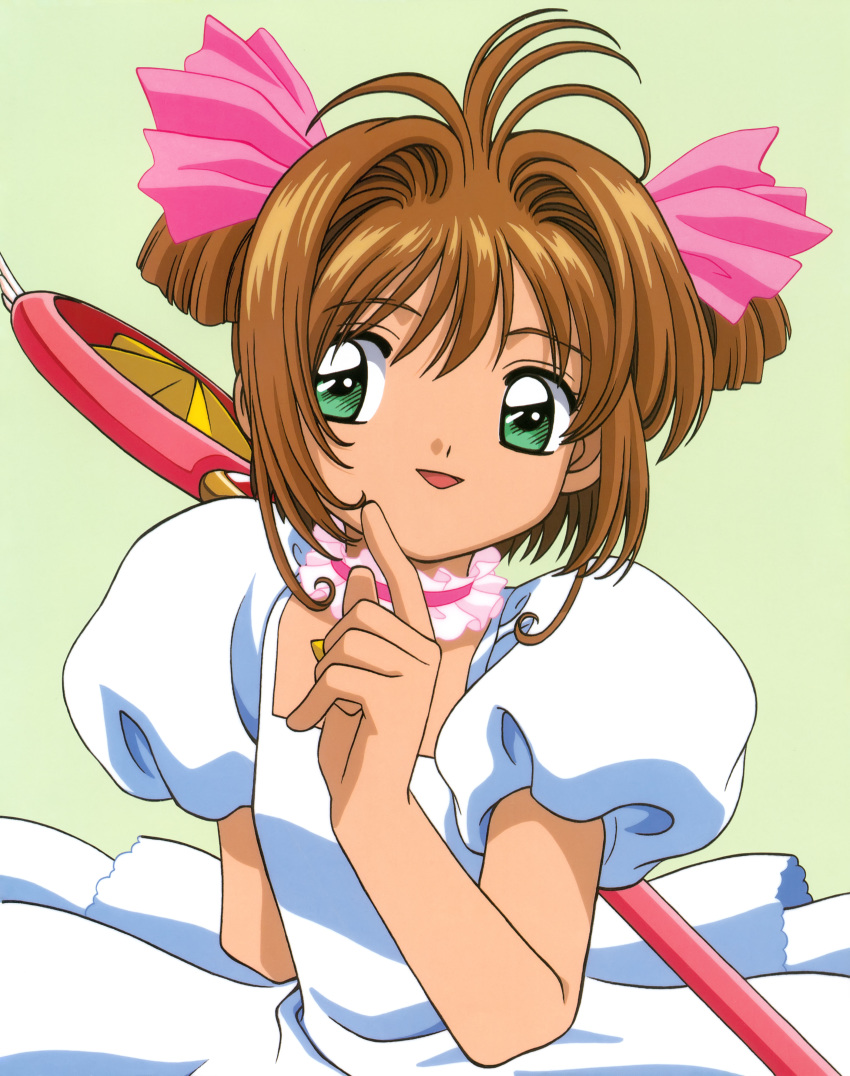 card_captor_sakura dress kinomoto_sakura madhouse weapon