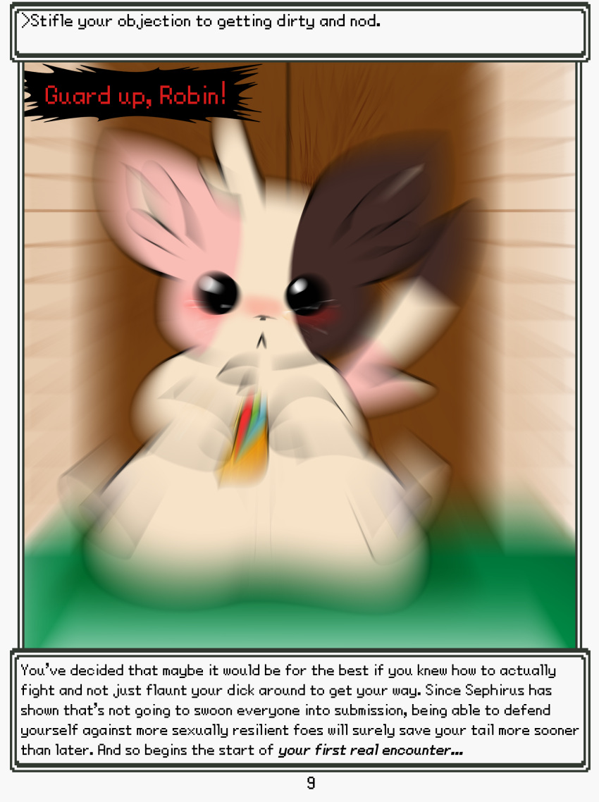 absurd_res anthro bodily_fluids door encounter fur generation_5_pokemon grass hi_res male minccino multicolored_body multicolored_fur nintendo on_ground plant pokemon pokemon_(species) pokemon_mystery_dungeon robin_(rodent_powered) rodent_powered_(softestpuffss) seed sitting softestpuffss solo spike_chunsoft stone_wall tears wall_(structure) wood wood_door