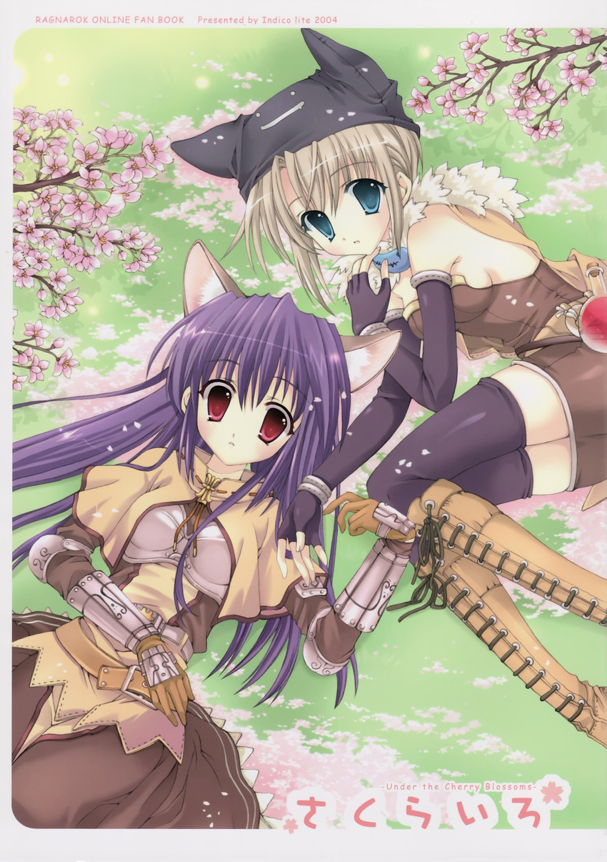 alchemist animal_ears indico_lite mitha nekomimi ragnarok_online swordman thigh-highs