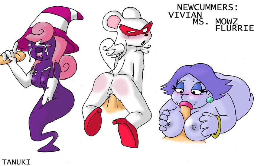 madame_flurrie mouser ms_mowz nintendo paper_mario shadow_siren super_mario_bros. tanuki vivian