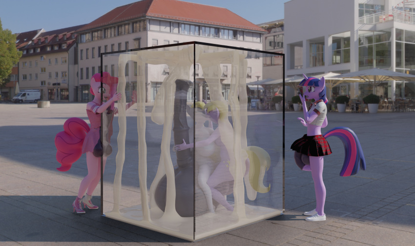 3d_(artwork) absurd_res ahegao anthro balls big_balls big_penis bodily_fluids clothed clothing cum cum_everywhere cum_on_feet cum_on_glass daughter derpy_hooves_(mlp) digital_media_(artwork) dinky_hooves_(mlp) ejaculation excessive_cum exibitionism frickitclaw friendship_is_magic genital_fluids genitals hasbro hi_res huge_balls huge_penis hyper hyper_balls hyper_cum hyper_genitalia hyper_penis incest_(lore) intersex intersex/intersex kissing looking_pleasured messy mother mother_and_child mother_and_daughter my_little_pony parent parent_and_child penis pinkie_pie_(mlp) plantigrade public twilight_sparkle_(mlp)