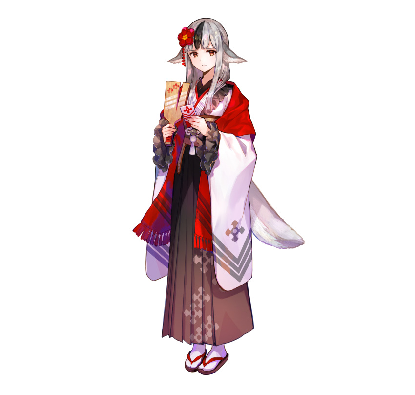 animal_ears fire_emblem fire_emblem_heroes fire_emblem_if fuzichoko kimono nintendo tail velouria