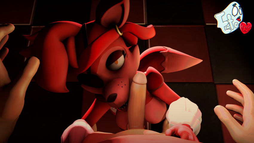 16:9 3d_(artwork) 4k absurd_res anthro bedroom_eyes big_breasts breasts canid canine digital_media_(artwork) duo ear_piercing ecto-luvr eye_patch eyewear fangs female five_nights_at_freddy's fox foxy_(fnaf) genitals hi_res human imminent_oral machine male male/female mammal narrowed_eyes penis penis_on_face piercing robot rockstar_foxy_(fnaf) seductive source_filmmaker video_games widescreen