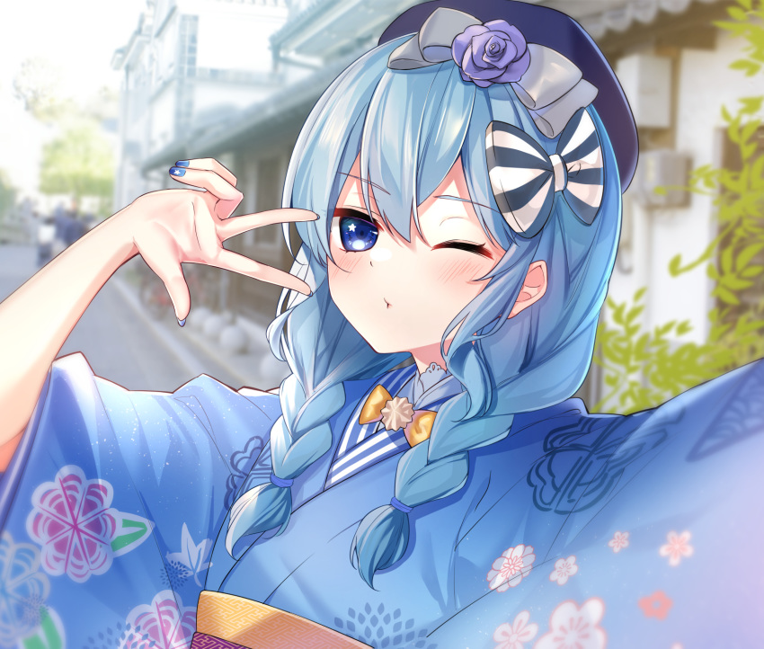 hololive hoshimachi_suisei kimono rukinya tagme