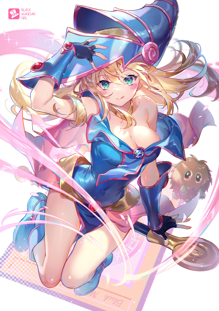 cleavage dark_magician_girl ekita_xuan tagme yugioh